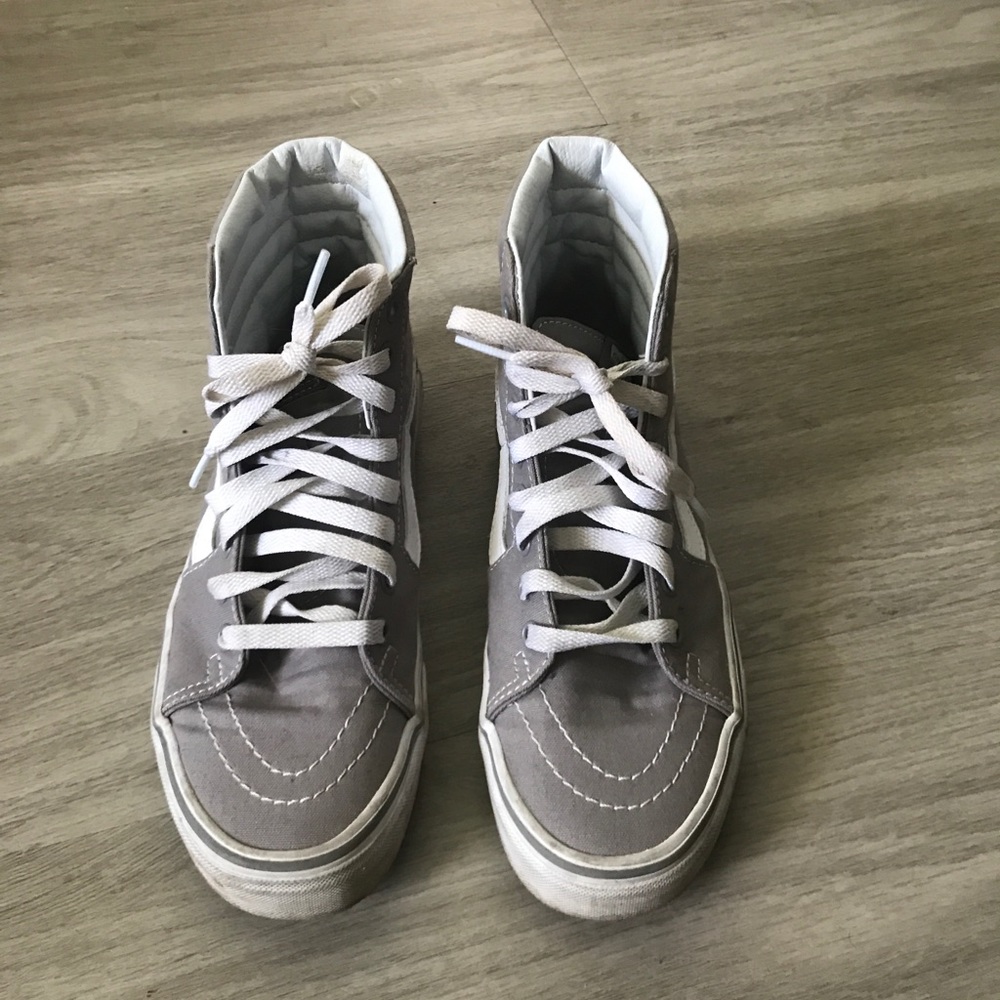 Grey high top Vans!